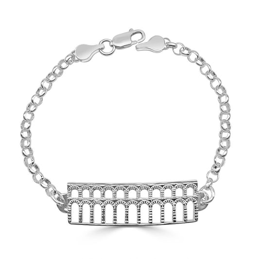 AQUEDUCT SILVER BRACELET
