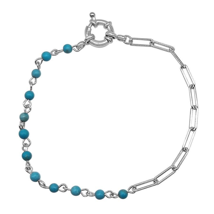 SILVER PELLET BRACELET