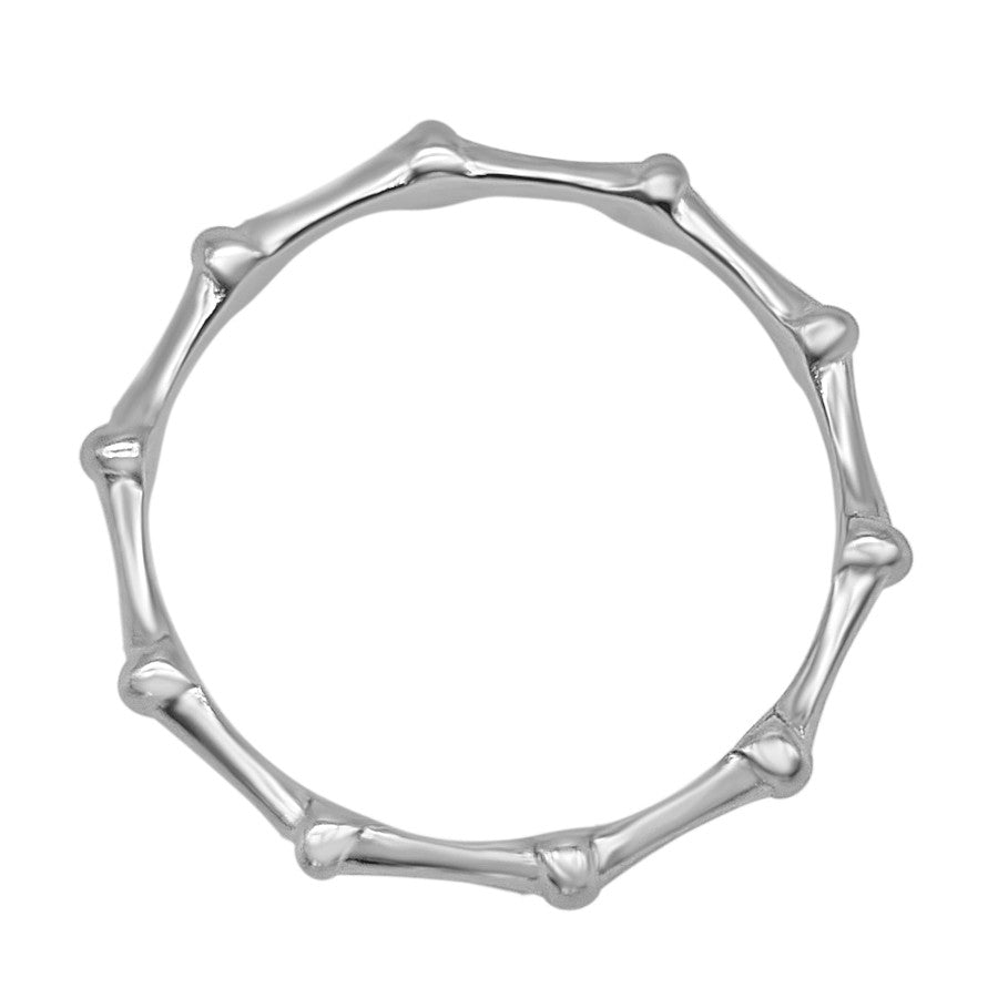 Anillo Plata de Ley Hueso