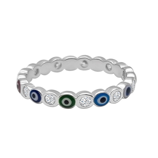 Silver Eye Ring