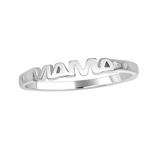 Silver Mommy Ring