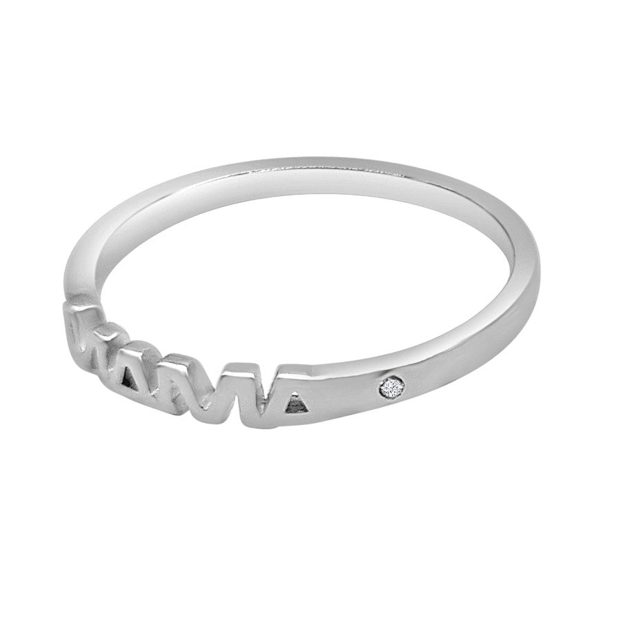 Anillo Plata de Ley Mama