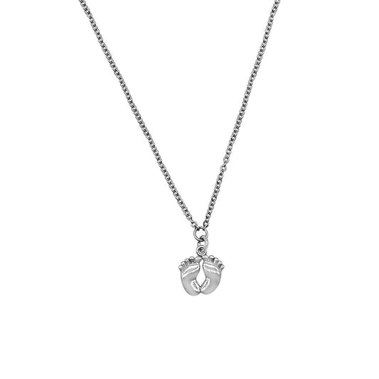 Silver Feet Choker
