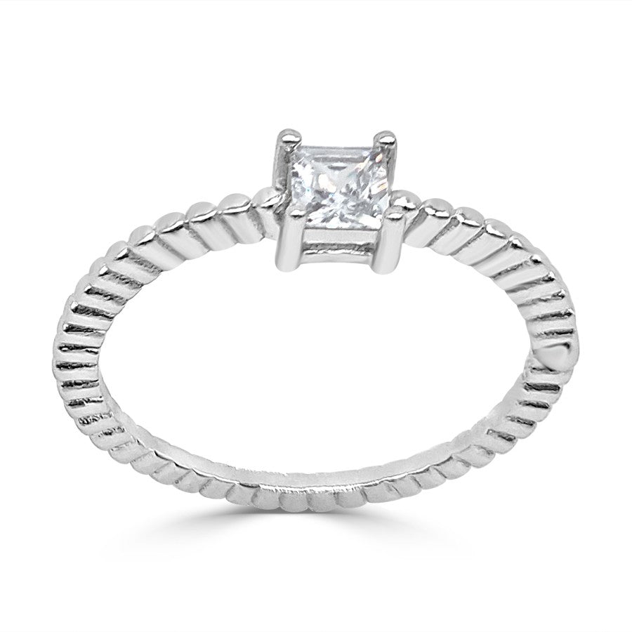 Anillo Plata de Ley Solitario Sam