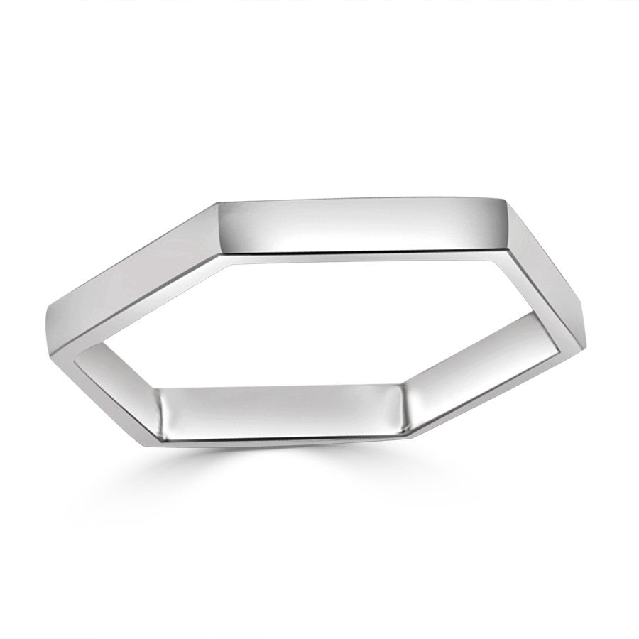 Silver Hexa Ring