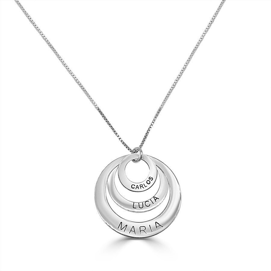 Triple Hoop Silver Choker