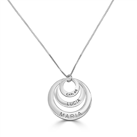 Triple Hoop Silver Choker