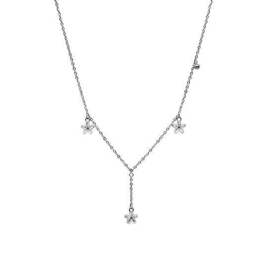 Gargantilla Floare de Plata