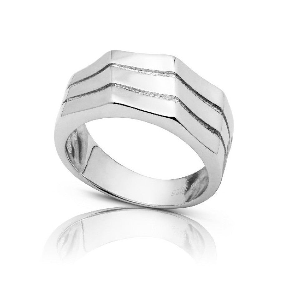 Silver Steps Ring
