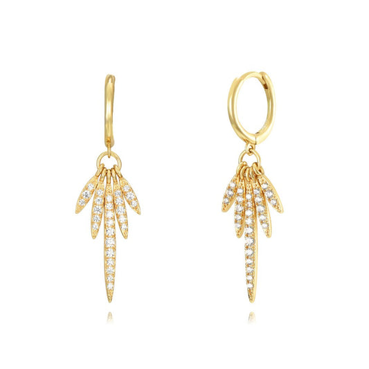 Boja silver earrings