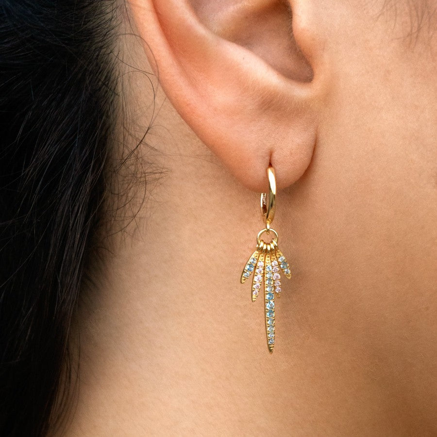 Boja silver earrings