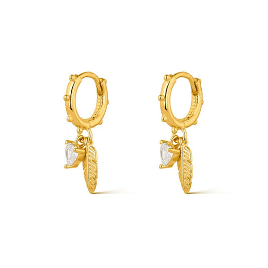 Puru silver earrings