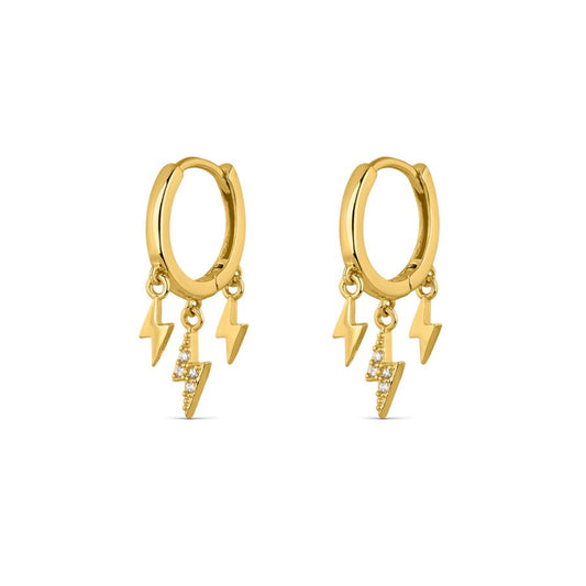 Sinar silver earrings