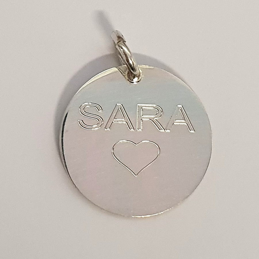 Collar de plata personalizable